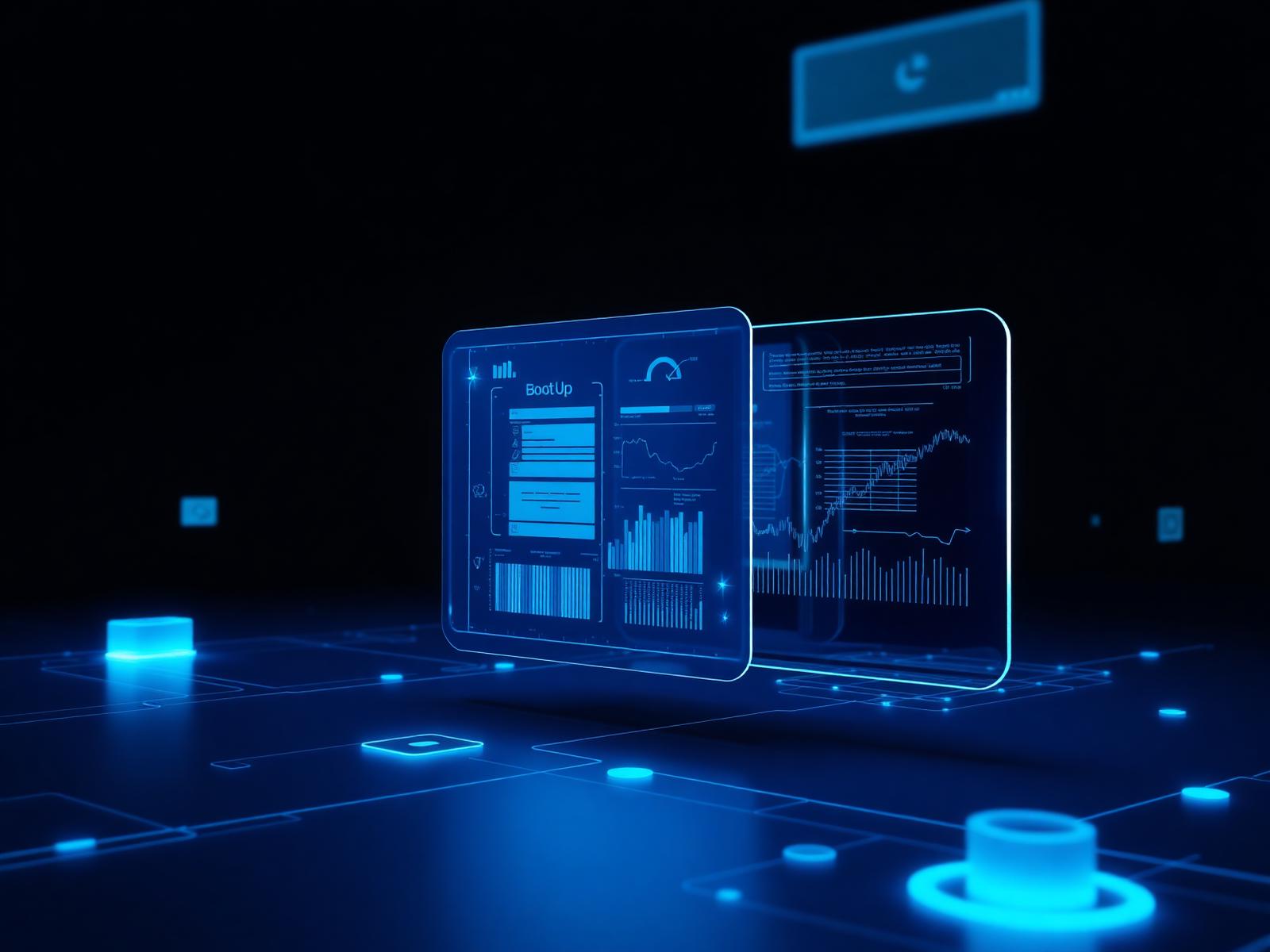 Boot Up product visualization